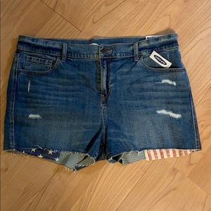 American Flag Pocket Shorts